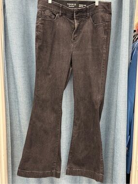 Torrid Black Bombshell Flare Super Soft Jeans